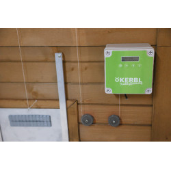 Unité de contrôle automatique pour porte de poulailler Kerbl Hobbyfarming Vert Unité de contrôle automatique pour porte de poulailler Kerbl Hobbyfarming Vert