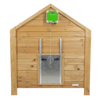 Verrouillage automatique pour porte coulissante Kerbl Hobbyfarming Gris