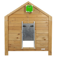 Verrouillage automatique pour porte coulissante Kerbl Hobbyfarming Gris