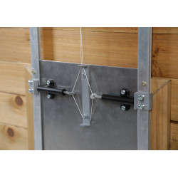 Verrouillage automatique pour porte coulissante Kerbl Hobbyfarming Gris Verrouillage automatique pour porte coulissante Kerbl Hobbyfarming Gris