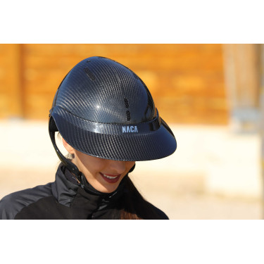 Visière pour casque NACA XL Carbone noir brillant Visière pour casque NACA XL Carbone noir brillant