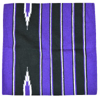 Tapis Westride Navajo coton/acrylique Violet / noir / blanc Tapis Westride Navajo coton/acrylique Violet / noir / blanc