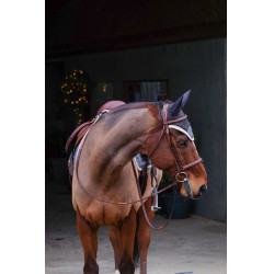 Bonnet chasse-mouches Equithème Denim Gris