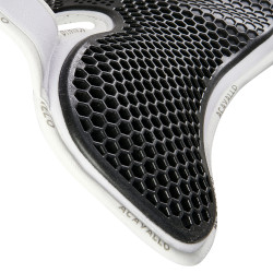 Amortisseur MF WFS Suède avec Gel Hexagonal et Relève Avant Acavallo Blanc Amortisseur MF WFS Suède avec Gel Hexagonal et Relève Avant Acavallo Blanc