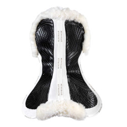 Amortisseur mémoire de forme rehausse avant et arrière Acavallo Blanc / blanc