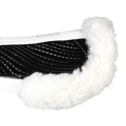 Amortisseur mémoire de forme rehausse avant et arrière Acavallo Blanc / blanc