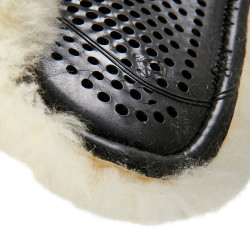 Amortisseur mixte Close Contact Acavallo Classic Mouton intégral Noir / naturel