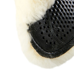 Amortisseur mixte Close Contact Acavallo Classic Mouton intégral Noir / naturel