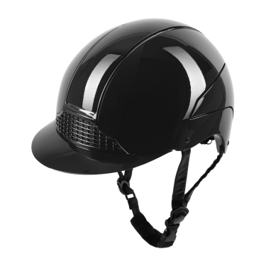 Casque d'équitation Swing H24 glossy Noir brillant