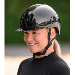 Casque d'équitation Swing H24 glossy Noir brillant