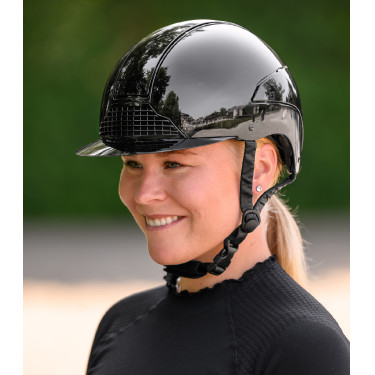 Casque d'équitation Swing H24 glossy Noir brillant
