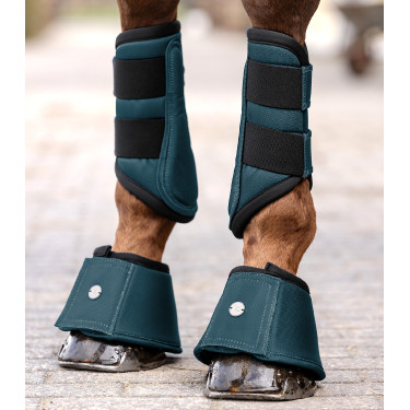 Guêtres de dressage Waldhausen Comfort Fit Bleu pétrole