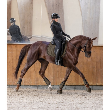 Guêtres de dressage Waldhausen Comfort Fit Brun vert Marron Guêtres de dressage Waldhausen Comfort Fit Brun vert Marron