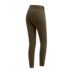 Legging d'équitation thermique ELT Rena femme Brun vert Marron Legging d'équitation thermique ELT Rena femme Brun vert Marron