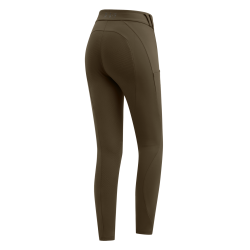 Legging d'équitation thermique ELT Rena femme Brun vert