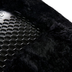 Amortisseur suede arrière mouton et avant en gel Acavallo Noir / noir Amortisseur suede arrière mouton et avant en gel Acavallo Noir / noir