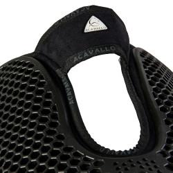 Amortisseur suede arrière mouton et avant en gel Acavallo Noir / noir Amortisseur suede arrière mouton et avant en gel Acavallo Noir / noir