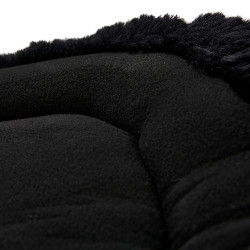Amortisseur suede arrière mouton et avant en gel Acavallo Noir / noir Amortisseur suede arrière mouton et avant en gel Acavallo Noir / noir