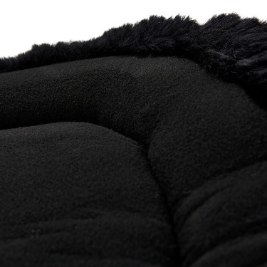 Amortisseur suede arrière mouton et avant en gel Acavallo Noir / noir Amortisseur suede arrière mouton et avant en gel Acavallo Noir / noir