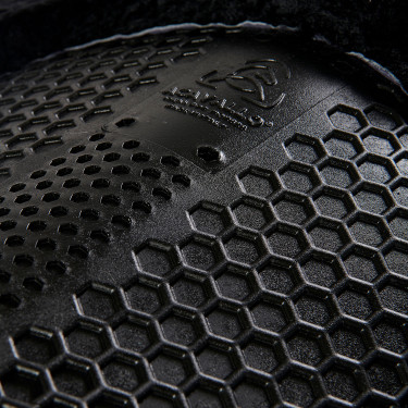 Amortisseur suede arrière mouton et avant en gel Acavallo Noir / noir Amortisseur suede arrière mouton et avant en gel Acavallo Noir / noir