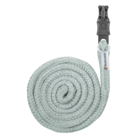 Longe d’attache Plus Waldhausen à mousqueton antipanique bouclerie foncée Bleu argenté