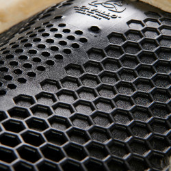 Amortisseur suede arrière mouton et avant en gel Acavallo Noir / Naturel Amortisseur suede arrière mouton et avant en gel Acavallo Noir / Naturel