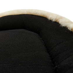 Amortisseur suede arrière mouton et avant en gel Acavallo Noir / Naturel Amortisseur suede arrière mouton et avant en gel Acavallo Noir / Naturel