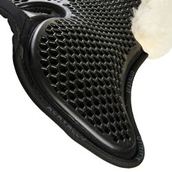 Amortisseur suede arrière mouton et avant en gel Acavallo Noir / Naturel Amortisseur suede arrière mouton et avant en gel Acavallo Noir / Naturel