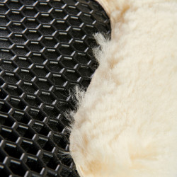 Amortisseur suede arrière mouton et avant en gel Acavallo Noir / Naturel Amortisseur suede arrière mouton et avant en gel Acavallo Noir / Naturel