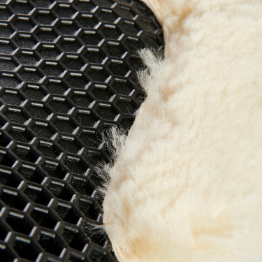 Amortisseur suede arrière mouton et avant en gel Acavallo Noir / Naturel Amortisseur suede arrière mouton et avant en gel Acavallo Noir / Naturel