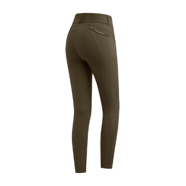 Pantalon d'équitation ELT Comfort Ride Glam femme Brun vert Marron
