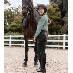 Pull technique ELT Amelie enfant Bleu argenté