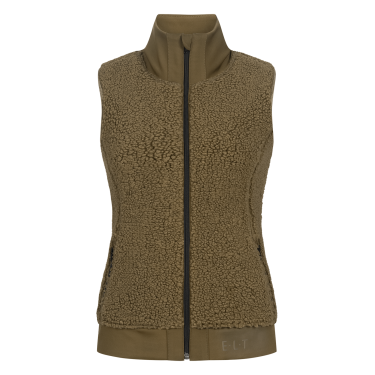 Veste polaire ELT sans manches Rotterdam femme Vert kaki