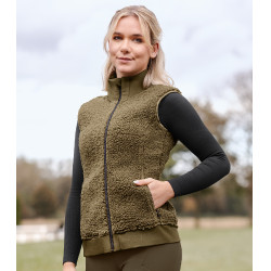 Veste polaire ELT sans manches Rotterdam femme Vert kaki