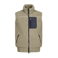 Veste sans manches ELT polaire Teddy Alma enfant Gris beige Veste sans manches ELT polaire Teddy Alma enfant Gris beige