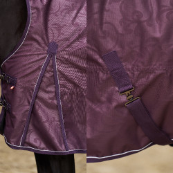 Couverture de paddock Imperial Riding Super-dry 100gr Figue Violet Couverture de paddock Imperial Riding Super-dry 100gr Figue Violet