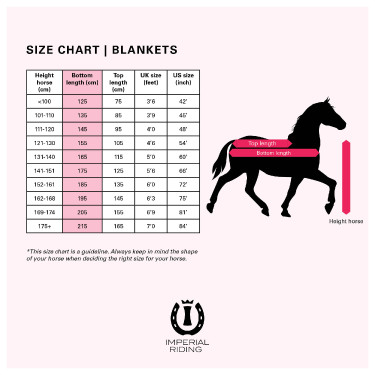 Couverture de paddock Imperial Riding Super-dry 50gr 600D Figue Violet