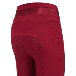 Legging d'équitation Euro-Star Impress FullGrip Amarante Rouge