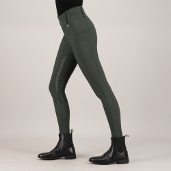 Legging d'équitation HV Polo Favourite Highwaist FullGrip Vert canard