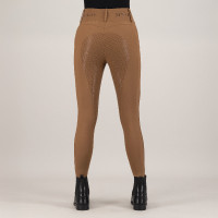 Legging d'équitation HV Polo Favourite Highwaist FullGrip Cuir Noir
