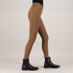 Legging d'équitation HV Polo Favourite Highwaist FullGrip Cuir Noir