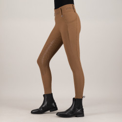Legging d'équitation HV Polo Favourite Highwaist FullGrip Cuir Noir