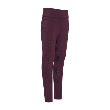 Legging d'équitation Imperial Riding Tessy FullGrip Kids Figue Violet Legging d'équitation Imperial Riding Tessy FullGrip Kids Figue Violet