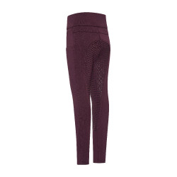 Legging d'équitation Imperial Riding Tessy FullGrip Kids Figue Violet Legging d'équitation Imperial Riding Tessy FullGrip Kids Figue Violet