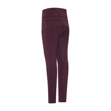Legging d'équitation Imperial Riding Tessy FullGrip Kids Figue Violet Legging d'équitation Imperial Riding Tessy FullGrip Kids Figue Violet