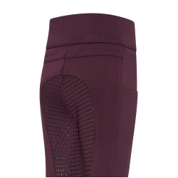 Legging d'équitation Imperial Riding Tessy FullGrip Kids Figue Violet Legging d'équitation Imperial Riding Tessy FullGrip Kids Figue Violet
