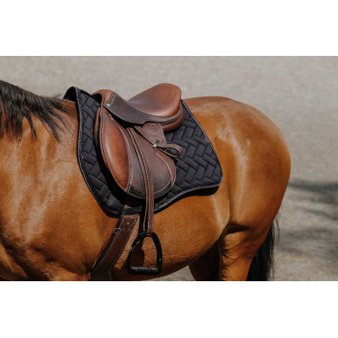 Tapis de selle Equithème Impulsion Noir