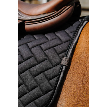 Tapis de selle Equithème Impulsion Noir