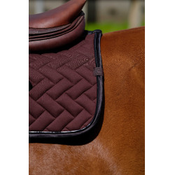 Tapis de selle Equithème Impulsion Marron
