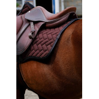 Tapis de selle Equithème Impulsion Marron